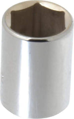 Proto - 25/32", 1/2" Drive, Standard Hand Socket - 6 Points, 1-1/2" OAL, Alloy Steel, Chrome Finish - Best Tool & Supply