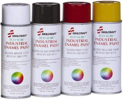 Ability One - Spray Paint - 16 OZ WHITE 17773 ECO-SURE AEROSOL ENAMEL - Best Tool & Supply