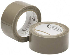 Ability One - 2" x 60 Yd Tan Hot Melt Adhesive Sealing Tape - Polypropylene Film Backing, 3.1 mil Thick - Best Tool & Supply