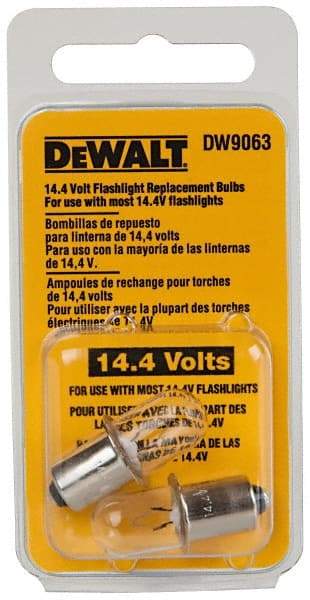 DeWALT - 14.4 Volt, Halogen Portable Work Light Replacement Bulb - Use with DW9063 - Best Tool & Supply