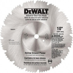 DeWALT - 10" Diam, 80 Tooth Wet & Dry Cut Saw Blade - Steel, Standard Round Arbor - Best Tool & Supply