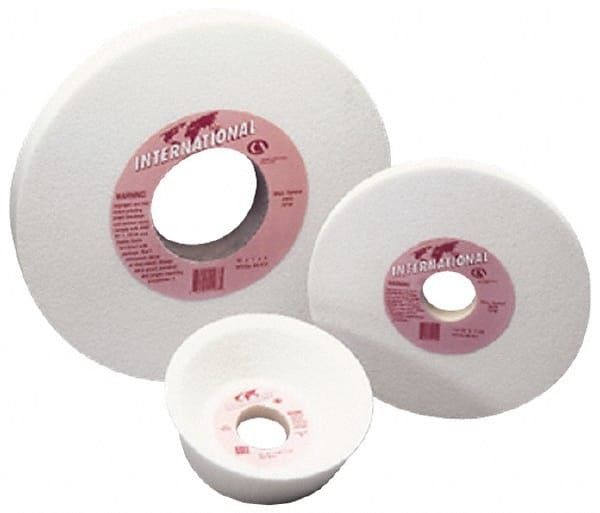 Grier Abrasives - 8" Diam x 1-1/4" Hole x 1/2" Thick, I Hardness, 46 Grit Surface Grinding Wheel - Best Tool & Supply