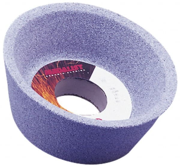 Grier Abrasives - 4 Inch Diameter x 1-1/4 Inch Hole x 1-1/2 Inch Thick, 60 Grit Tool and Cutter Grinding Wheel - Best Tool & Supply