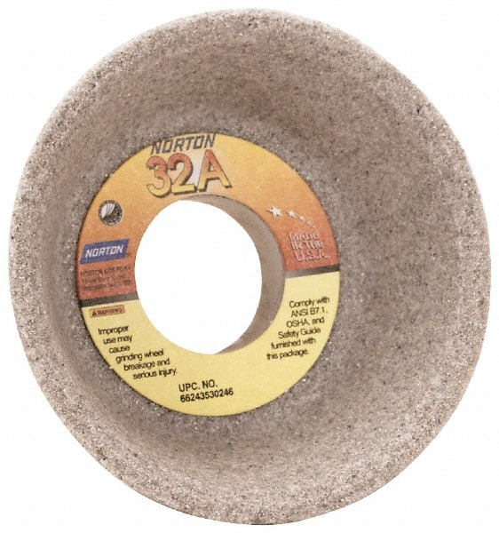 Grier Abrasives - 4 Inch Diameter x 1-1/4 Inch Hole x 1-1/2 Inch Thick, 120 Grit Tool and Cutter Grinding Wheel - Best Tool & Supply