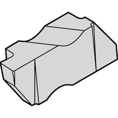 Kennametal - 2047NG Grade KCU10, 1.19mm Cutting Width Carbide Grooving Insert - 1.27mm Max Depth of Cut, Left Hand, 0.09mm Corner Radius, AlTiN Finish - Best Tool & Supply