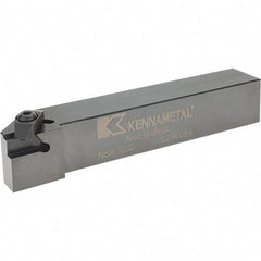 Kennametal - Right Hand Cut, 1" Shank Width x 1" Shank Height Indexable Threading Toolholder - 6" OAL, N.3R Insert Compatibility, NSR163D Toolholder, Series Top Notch - Best Tool & Supply