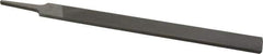 Nicholson - 10" Long, Second Cut, Hand American-Pattern File - Double Cut, 1/4" Overall Thickness, Tang - Best Tool & Supply