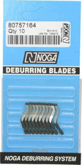 Noga - N1 Right-Handed Cobalt Deburring Swivel Blade - Use on Cross Hole, Hole Edge & Straight Edge Surfaces - Best Tool & Supply