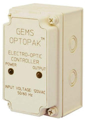 Gems Sensors - 158°F Max, Liquid Level Controller for Electro Optic Switches - Converts TTL Output Signal to an SPDT 5 Amp. Relay Output, SPDT, 5 Amps at 115 VAC Switch Logic - Best Tool & Supply