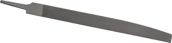 Nicholson - 10" Long, Smooth Cut, Knife American-Pattern File - Double Cut, 1/4" Overall Thickness, Tang - Best Tool & Supply