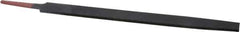 Simonds File - 10" Long, Smooth Cut, Mill American-Pattern File - Single Cut, 11/64" Overall Thickness, Tang - Best Tool & Supply