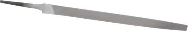 Nicholson - 8" Long, Smooth Cut, Triangle American-Pattern File - Double Cut, Tang - Best Tool & Supply