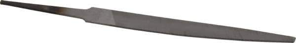 Nicholson - 4" Long, Smooth Cut, Warding American-Pattern File - Double Cut, 3/64" Overall Thickness, Tang - Best Tool & Supply