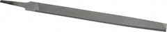 Nicholson - 10" Long, Bastard Cut, Flat American-Pattern File - Tang - Best Tool & Supply