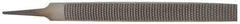 Nicholson - 8" Long x 29/32" Wide x 1/4" Thick Cabinet Half Round Rasp - Second Cut - Best Tool & Supply