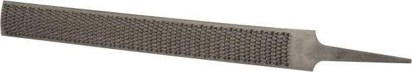 Nicholson - 10" Long x 1-1/8" Wide x 9/32" Thick Cabinet Half Round Rasp - Second Cut - Best Tool & Supply