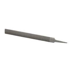 Nicholson - 12" Long x 1-11/32" Wide x 11/32" Thick Cabinet Half Round Rasp - Second Cut - Best Tool & Supply