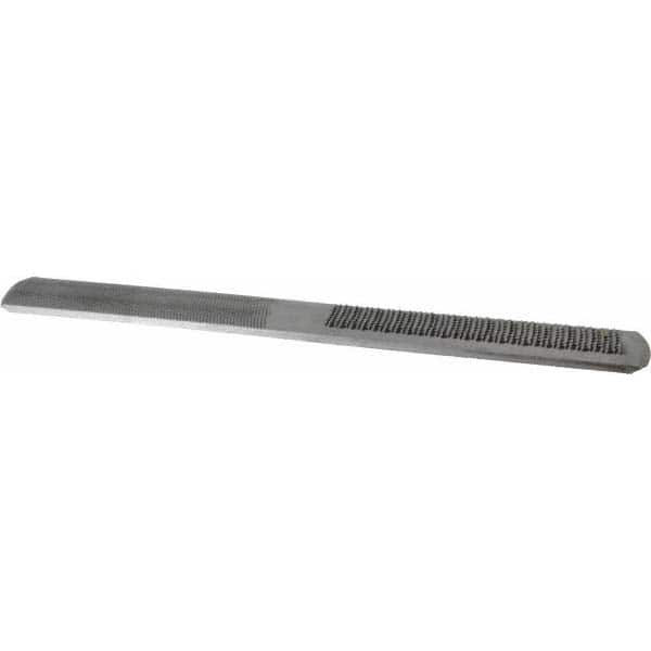 Nicholson - 10" Bastard Cut Flat Half Round Rasp - Best Tool & Supply