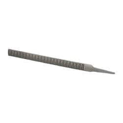 Nicholson - 8" Long x 25/32" Wide x 5/16" Thick Half Round Wood Rasp - Bastard Cut - Best Tool & Supply