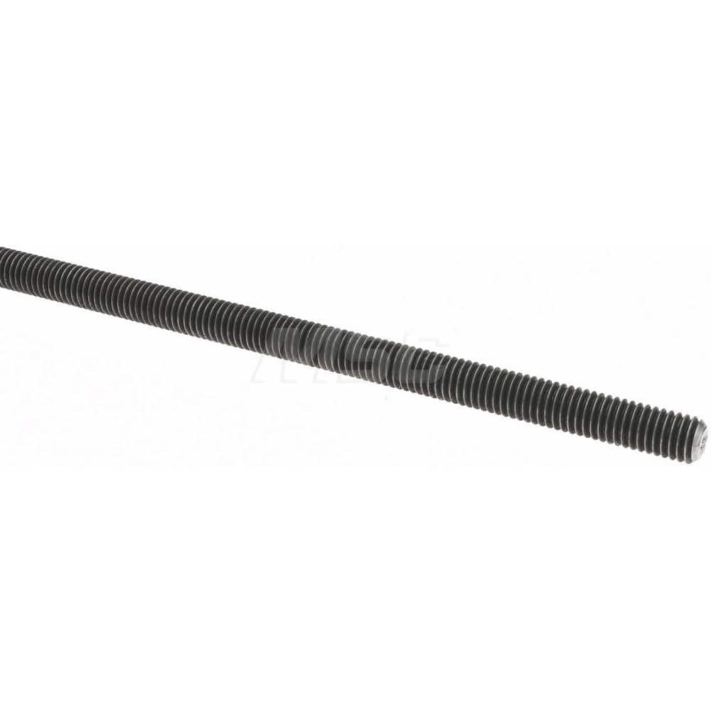 Threaded Rod: M30 X 3.5, 2″ Long, Alloy Steel, Grade B7 Metric, 1A, Right Hand Thread