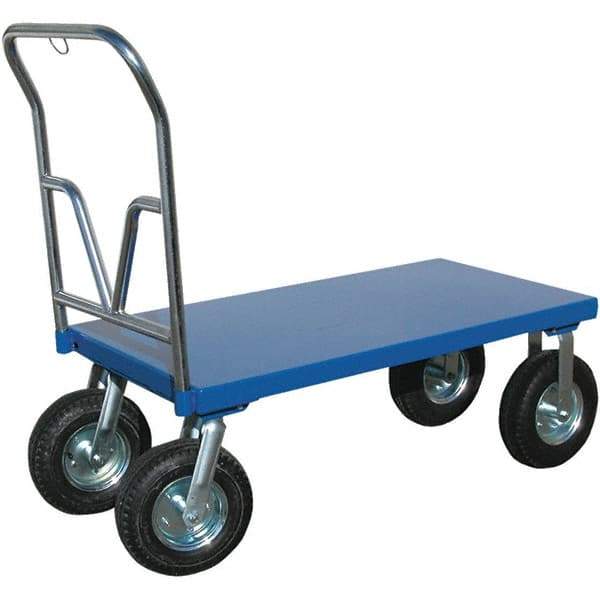 Vestil - 1,500 Lb Capacity Steel Platform Truck - Steel Deck, 24" OAW - Best Tool & Supply