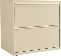 ALERA - 30" Wide x 28-3/8" High x 19-1/4" Deep, 2 Drawer Lateral File - Steel, Putty - Best Tool & Supply