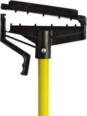 PRO-SOURCE - 60" Swivel Fiberglass Quick Connect Mop Handle - 1" Handle Diam, Plastic Connector, Use with Wet Mops - Best Tool & Supply