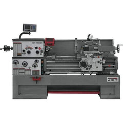 Jet - 16" Swing, 40" Between Centers, 230 Volt, Triple Phase Engine Lathe - 7MT Taper, 7-1/2 hp, 25 to 1,800 RPM, 3-1/8" Bore Diam, 40" Deep x 48" High x 97-1/2" Long - Best Tool & Supply