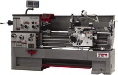 Jet - 14" Swing, 40" Between Centers, 230 Volt, Triple Phase Engine Lathe - 7MT Taper, 7-1/2 hp, 42 to 1,800 RPM, 3-1/8" Bore Diam, 40" Deep x 47" High x 97-1/2" Long - Best Tool & Supply