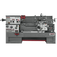 Jet - 16" Swing, 60" Between Centers, 230 Volt, Triple Phase Engine Lathe - 7MT Taper, 7-1/2 hp, 25 to 1,800 RPM, 3-1/8" Bore Diam, 44" Deep x 66" High x 96" Long - Best Tool & Supply