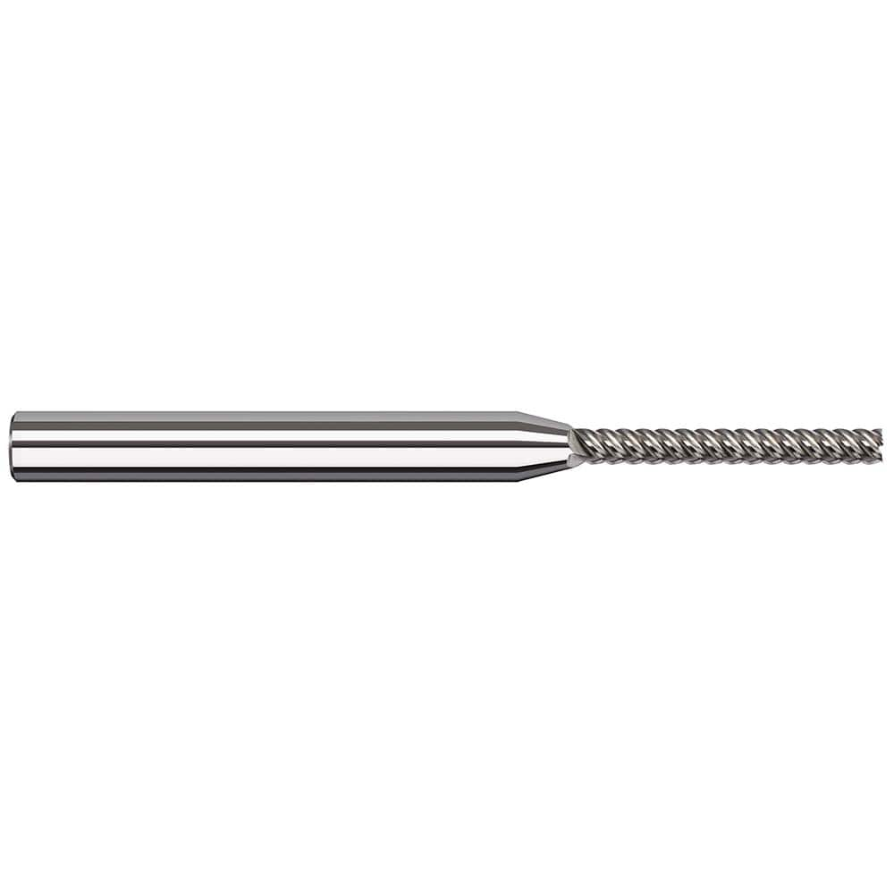 Harvey Tool - Square End Mills Mill Diameter (mm): 0.80 Mill Diameter (Inch): 1/32 - Best Tool & Supply