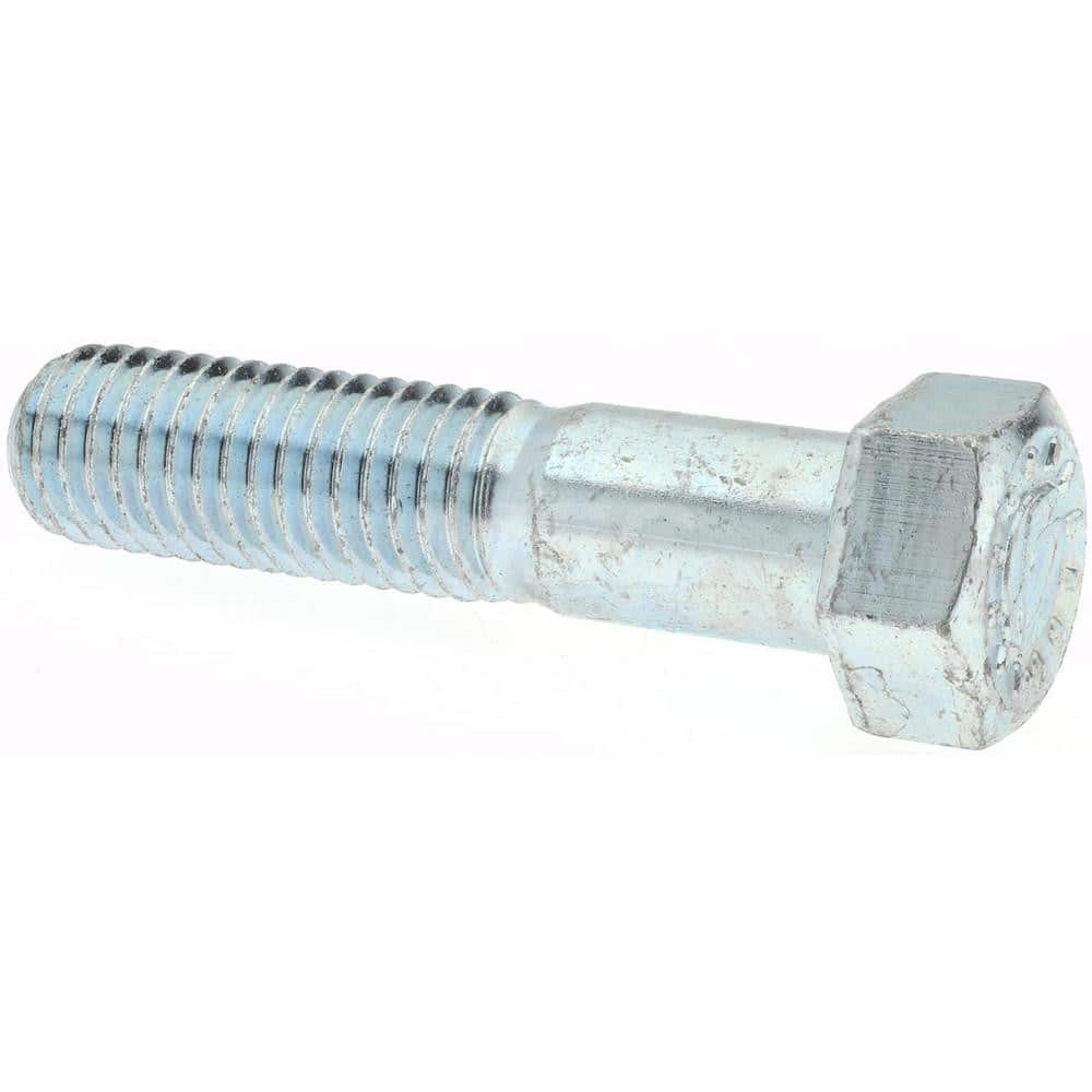 Hex Head Cap Screw: 9/16-12 x 1″, Grade 9 Alloy Steel, Zinc-Plated Clear Chromate