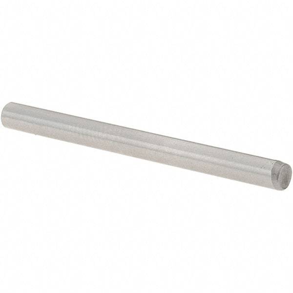 Value Collection - 1/8" Diam x 1-1/2" Pin Length Grade 8 Alloy Steel Standard Dowel Pin - C 50-58 Hardness, 3,200 Lb Breaking Strength, 1 Beveled & 1 Rounded End - Best Tool & Supply