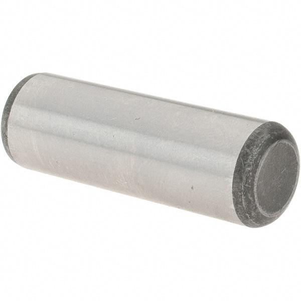 Value Collection - 1/2" Diam x 1-1/2" Pin Length Grade 8 Alloy Steel Standard Dowel Pin - C 50-58 Hardness, 51,000 Lb Breaking Strength, 1 Beveled & 1 Rounded End - Best Tool & Supply