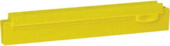 Vikan - 10" Rubber Blade Squeegee Refill - Double Edge, Yellow, Plastic Holder - Best Tool & Supply