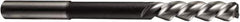 DORMER - 14mm Cobalt 3 Flute Chucking Reamer - Spiral Flute, 12.5mm Straight Shank, 47mm Flute Length, 160mm OAL - Best Tool & Supply