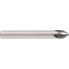 Seco - 6mm Diam 4 Flute Single End Solid Carbide Chamfer Mill - Best Tool & Supply