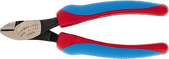 Channellock - 6" OAL, 5/32" Capacity, Diagonal Cutter - 9/16" Jaw Length x 6-11/32" Jaw Width, Straight Head, Comfort Grips Handle - Best Tool & Supply