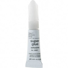 Value Collection - 0.10 oz Tube Clear Instant Adhesive - 30 sec Working Time - Best Tool & Supply