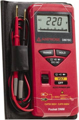 Amprobe - 3156830, CAT II, CAT 0, 600 VAC/VDC, Digital Average Responding Multimeter - 32 mOhm, Measures Voltage, Resistance - Best Tool & Supply