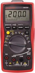 Amprobe - 4210333, CAT IV, CAT III, 1,000 VAC/VDC, Digital Average Responding Multimeter - 60 mOhm, Measures Voltage, Capacitance, Current, Frequency, Resistance, Temperature - Best Tool & Supply