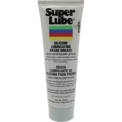 Synco Chemical - 8 oz Tube Silicone General Purpose Grease - Translucent White/Gray, Food Grade, 500°F Max Temp, NLGIG 2, - Best Tool & Supply