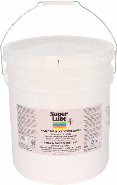 Synco Chemical - 30 Lb Pail Synthetic General Purpose Grease - Translucent White, Food Grade, 450°F Max Temp, NLGIG 2, - Best Tool & Supply