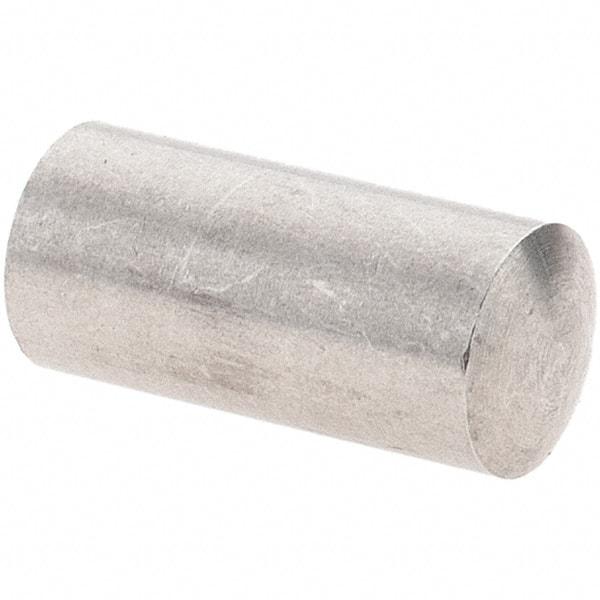 Value Collection - 5mm Diam x 10mm Pin Length 416 Stainless Steel Precision Dowel Pin - C 36-42 Hardness, 1 Beveled & 1 Rounded End - Best Tool & Supply