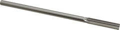 Interstate - 9mm High Speed Steel Chucking Reamer - Straight Flute, Straight Shank, 1-3/4" Flute Length, 7" OAL - Best Tool & Supply