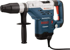 Bosch - 120 Volt 1-5/8" Keyless Chuck Electric Rotary Hammer - 0 to 3,600 BPM, 0 to 1,700 & 0 to 2,900 RPM - Best Tool & Supply