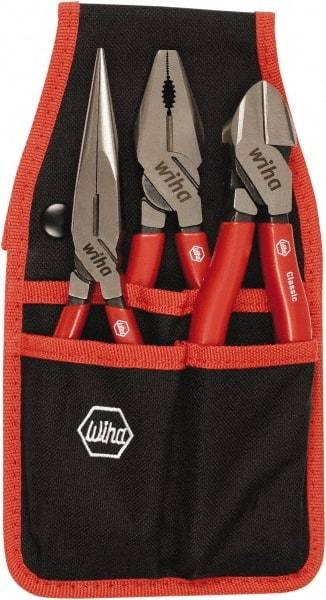 Wiha - 3 Piece Cutting Plier Set - Comes in Clamshell - Best Tool & Supply