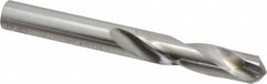 Screw Machine Length Drill Bit: 0.3594″ Dia, 135 °, Carbide Tipped Bright/Uncoated, Right Hand Cut, Spiral Flute, Straight-Cylindrical Shank, Series 115