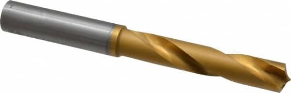 CJT - 9/16" 135° Spiral Flute Carbide-Tipped Screw Machine Drill Bit - Best Tool & Supply