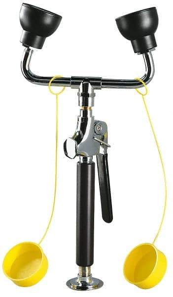 Bradley - Plumbed Drench Hoses Mount: Deck Style: Dual Spray Head - Best Tool & Supply